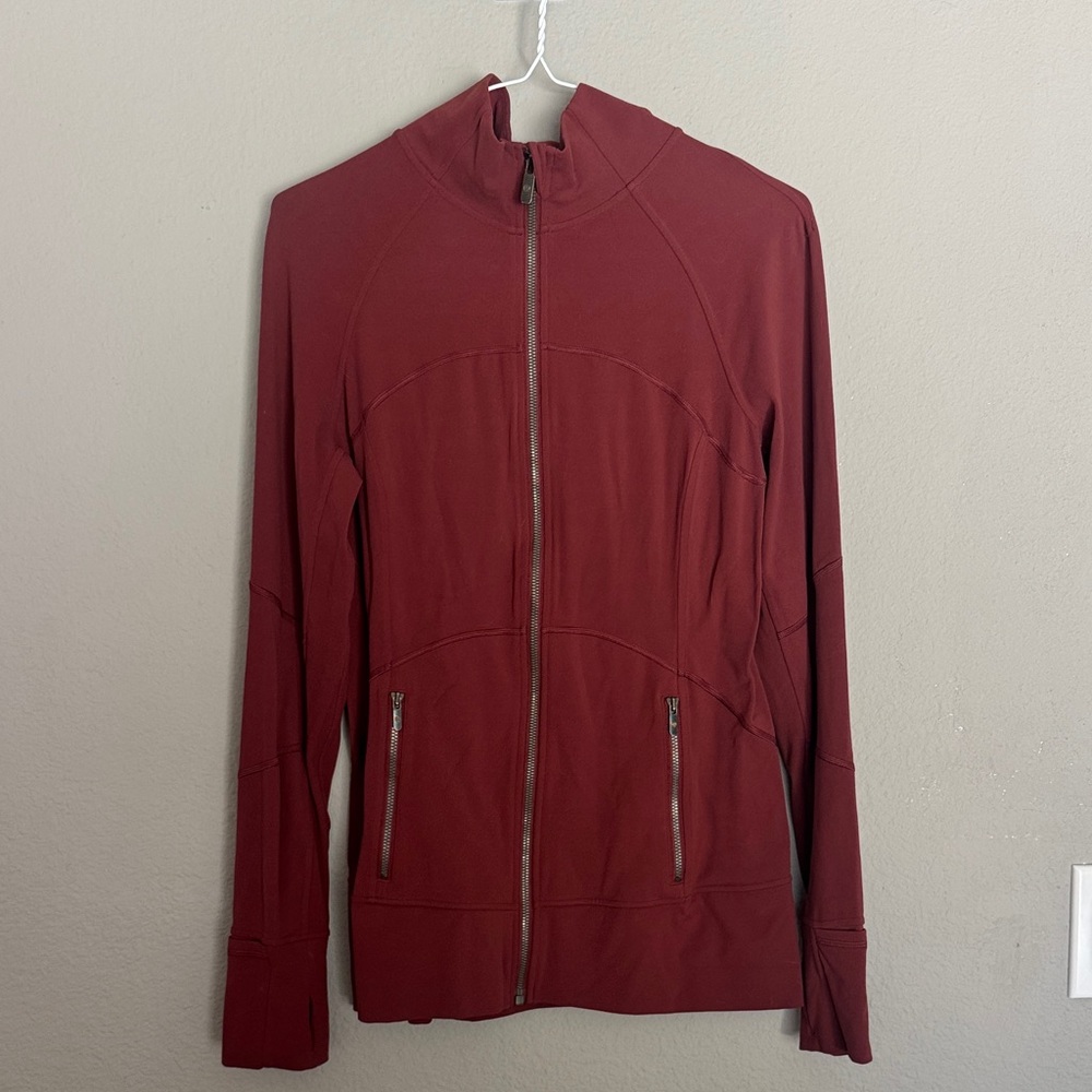 LuluLemon Burgundy Full-Zip Jacket